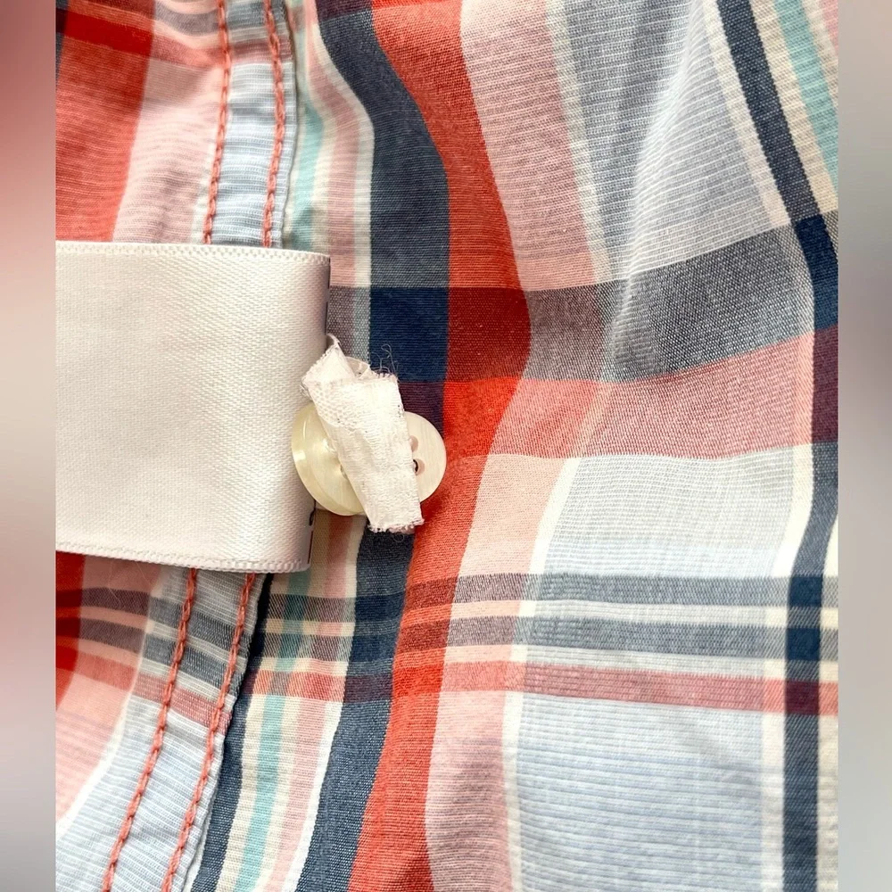 Banana Republic Mens Button Long Sleeve Shirt | Luxe Stretch Poplin | Size L